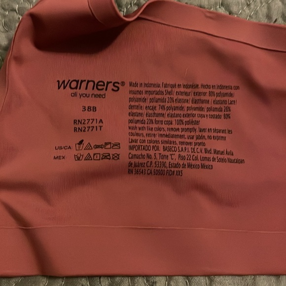 Warners Wireless Full Coverage Bra - Picture 2 of 2